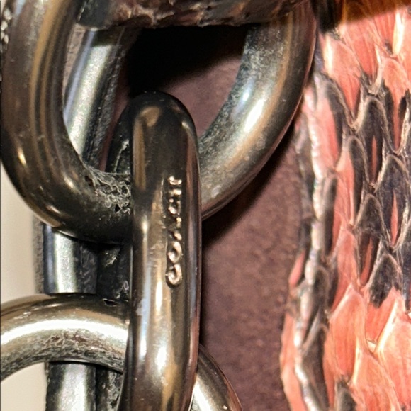 Coach Dreamer 36 Satchel is Color block with Snakeskin - Picture 9 of 17